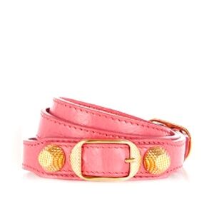 Balenciaga bracelet, arena lamb, rose hortensia